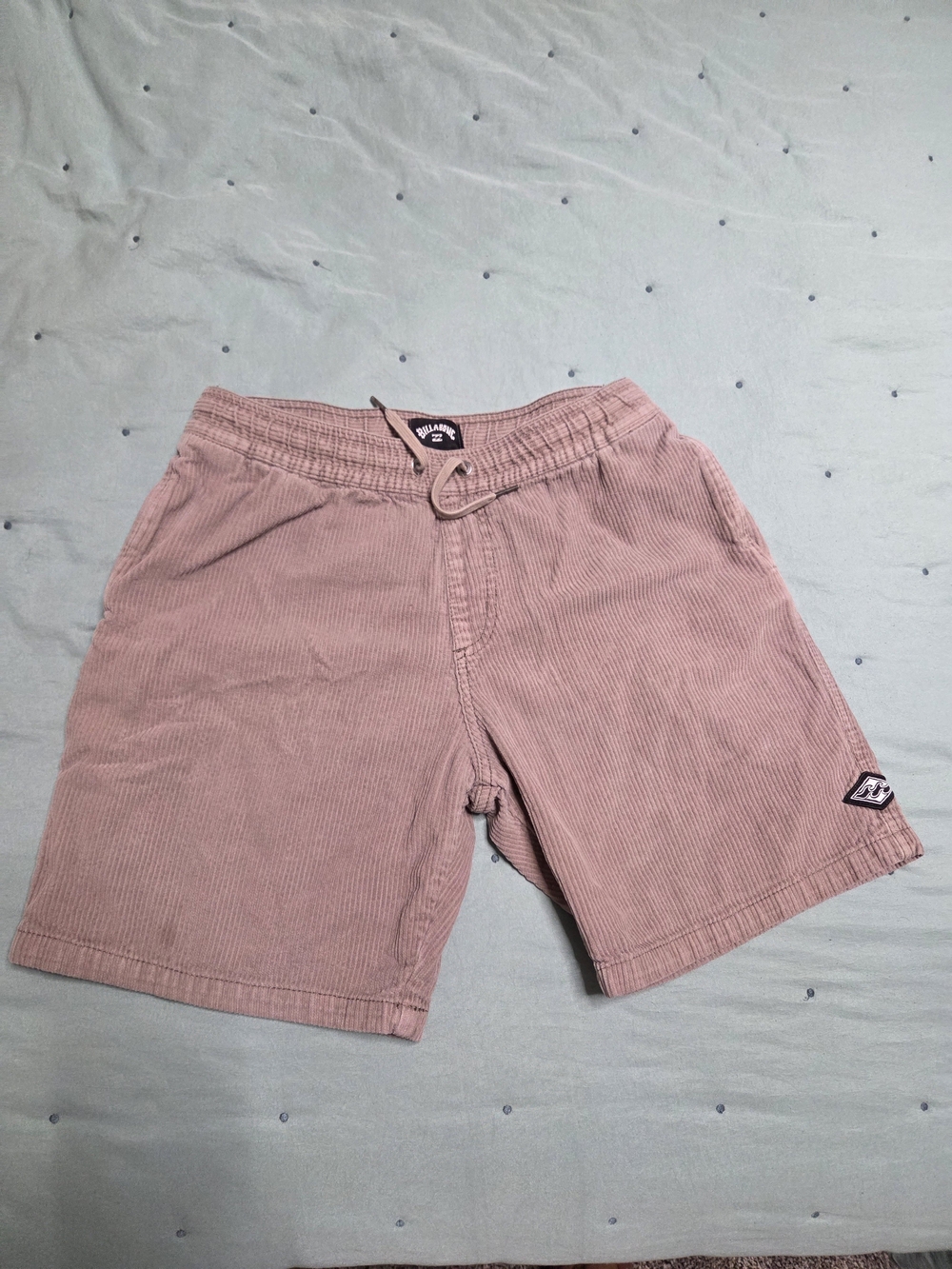 Billabong Boys Tan Corduroy Drawstring Shorts